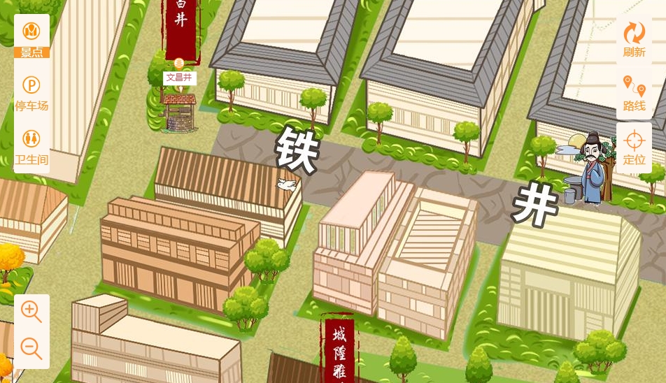 巴音郭楞智慧景区：手绘地图与语音导览的完美融合